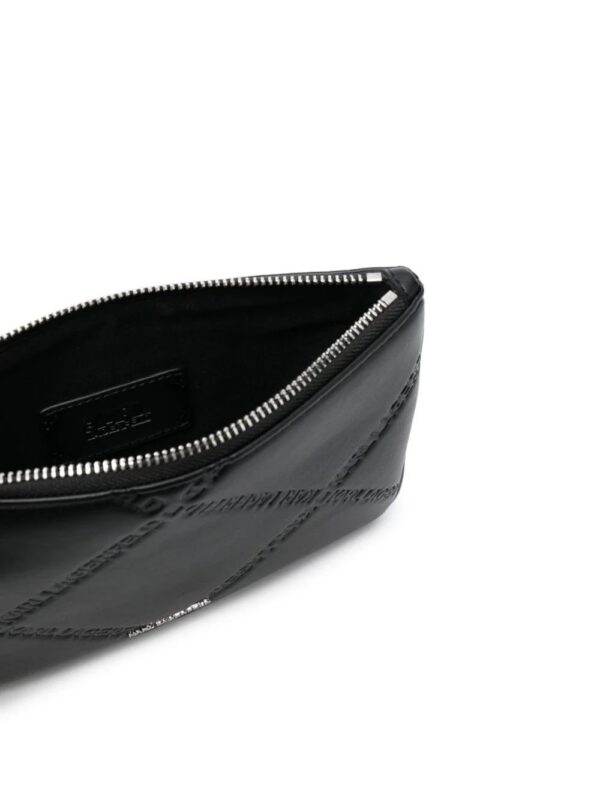 20575403_50797507_1000.jpg Karl Lagerfeld K/Skuare logo-debossed clutch bag