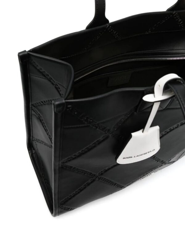 20575407_50797355_1000.jpg Karl Lagerfeld large K/Skuare logo-embossed tote bag