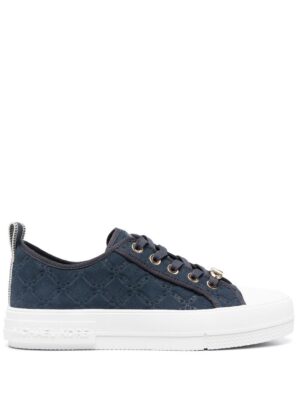 20739826_50682910_1000_f76c66cb-7cec-4a8b-9756-a3d3cc6de202.jpg Michael Michael Kors embossed logo-print suede sneakers