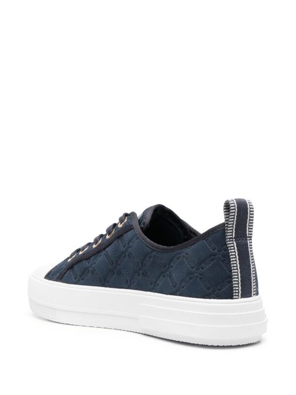 Michael Michael Kors embossed logo-print suede sneakers