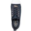 Michael Michael Kors embossed logo-print suede sneakers