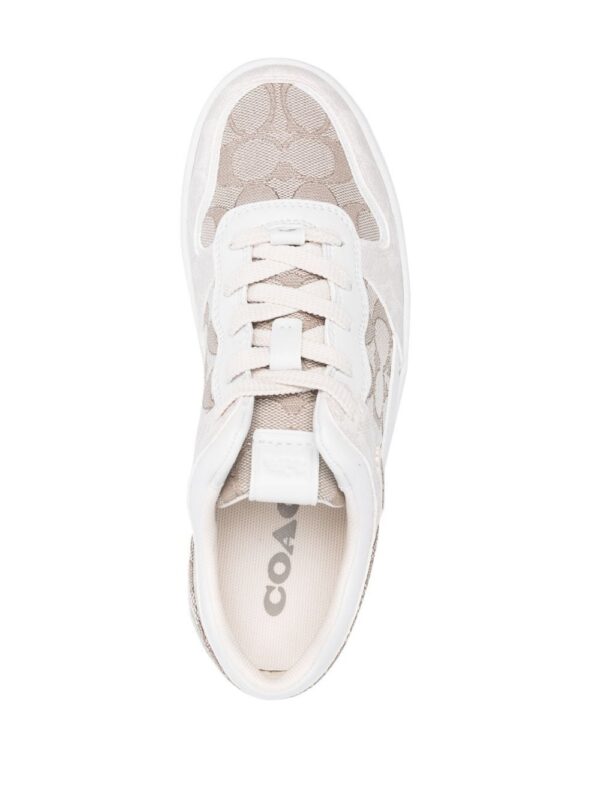 20745208_50784006_1000_b54759fd-54ed-4881-bb10-503fbc051d6d.jpg Coach monogram-print lace-up sneakers