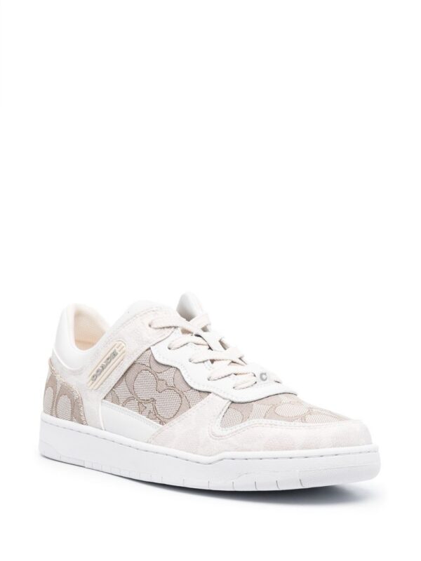 20745208_50784007_1000_3a611ea6-bd7e-470a-81c4-e8a290adcdc8.jpg Coach monogram-print lace-up sneakers