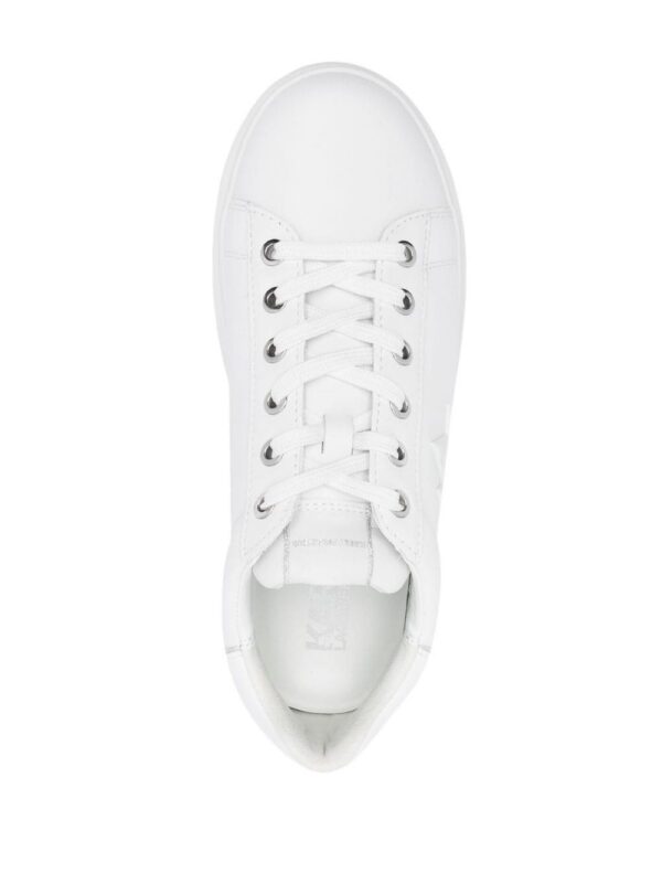 Karl Lagerfeld Kapri logo-embossed leather sneakers