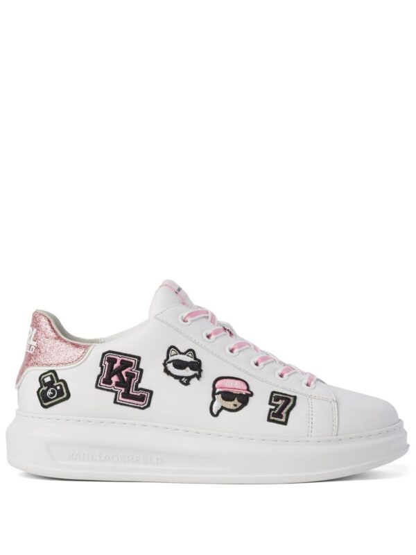 Karl Lagerfeld Kapri Patch-detail leather sneakers