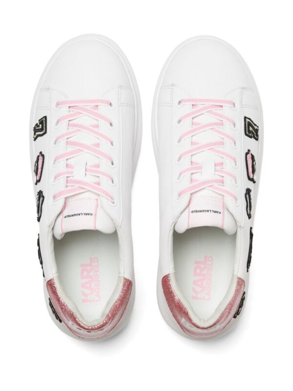 Karl Lagerfeld Kapri Patch-detail leather sneakers