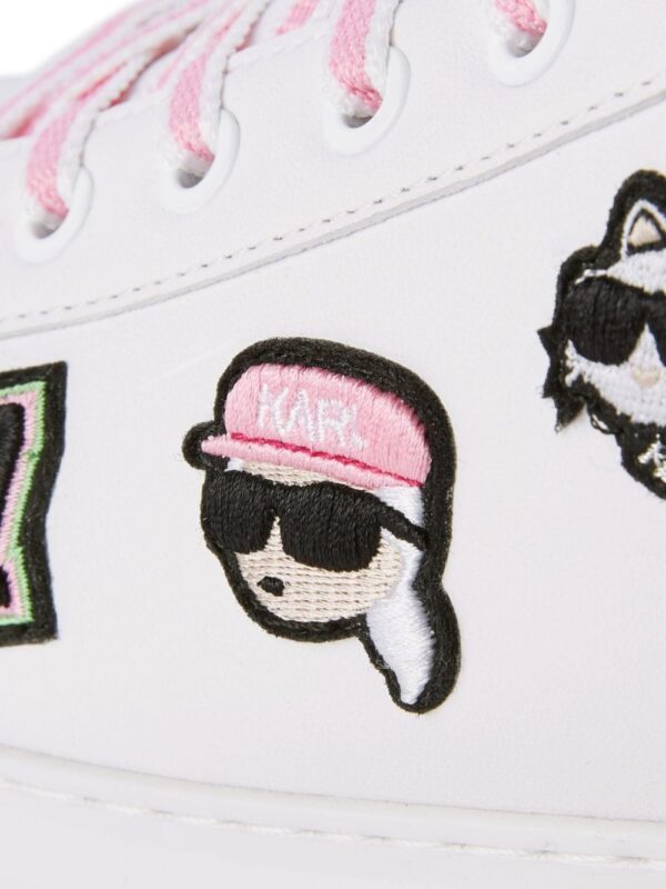 Karl Lagerfeld Kapri Patch-detail leather sneakers