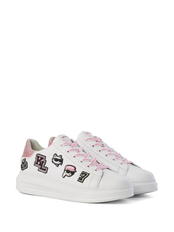 Karl Lagerfeld Kapri Patch-detail leather sneakers