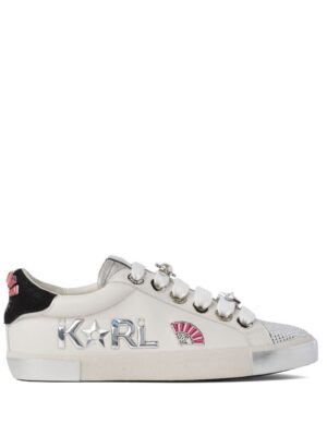Karl Lagerfeld Skool embroidered-detail sneakers