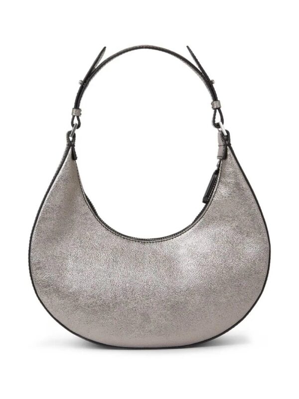 Karl Lagerfeld Jeans  metallic half-moon shoulder bag
