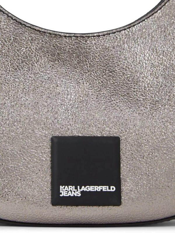 20862013_52163398_1000.jpg Karl Lagerfeld Jeans metallic half-moon shoulder bag