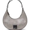 Karl Lagerfeld Jeans  metallic half-moon shoulder bag
