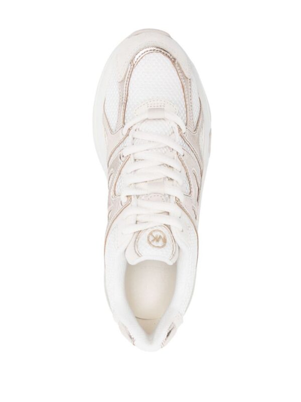 Michael Michael Kors logo-patch mesh-panelling sneakers