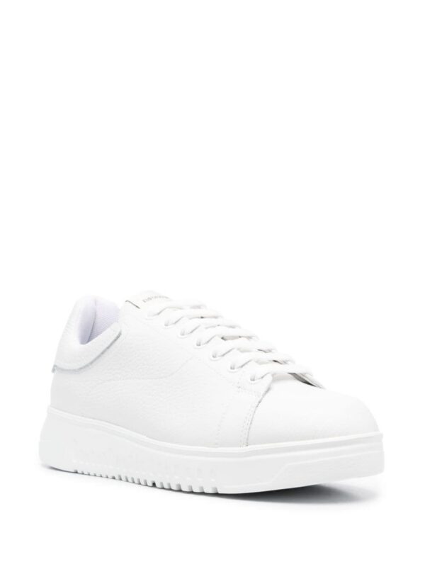 Emporio Armani leather low-top sneakers
