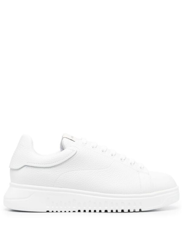 Emporio Armani leather low-top sneakers