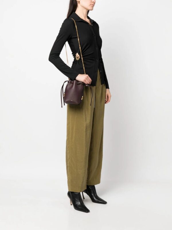 Chloé  mini Marcie leather bucket bag