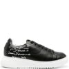 21029820_51127983_1000_8ce8e955-a537-4ee4-a869-22522955e521.jpg Emporio Armani calligraphy-print leather sneakers
