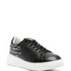 21029820_51127986_1000.jpg Emporio Armani calligraphy-print leather sneakers