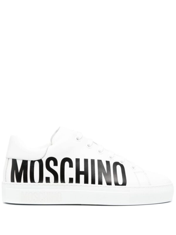 21232687_51173353_1000_c7cea4f1-3aa8-405b-8f54-301d022fd7b9.jpg Moschino logo-print leather sneakers