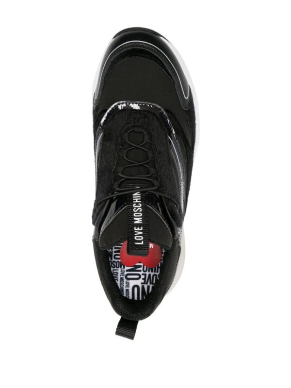 21261983_51241680_1000_886ec407-ad5f-4724-8736-1657ebbca1be.jpg Love Moschino faux-shearling trim panelled sneakers