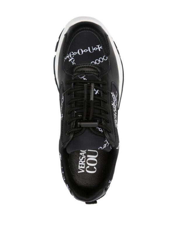 Versace Jeans Couture chain-link print panelled sneakers