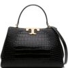Tory Burch  Eleanor crocodile-embossed leather bag