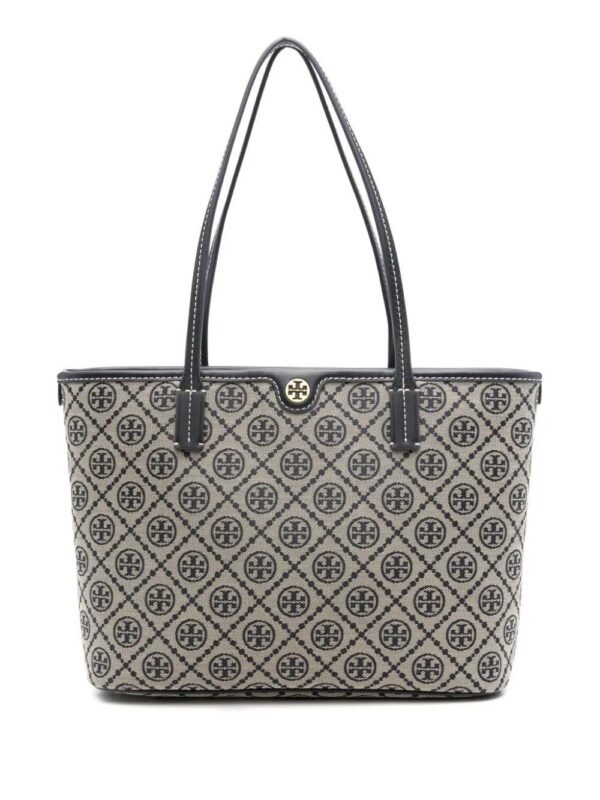 21490388_51565699_1000.jpg Tory Burch small T Monogram jacquard tote bag