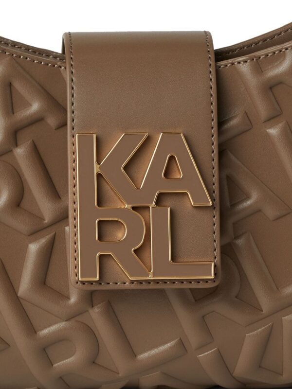 21539313_53449354_1000.jpg Karl Lagerfeld logo-embossed leather shoulder bag