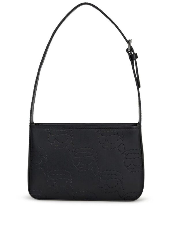 Karl Lagerfeld  Ikonik perforated leather shoulder bag