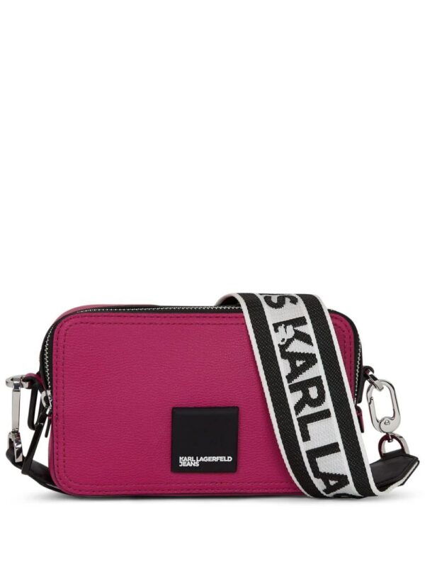 21540146_52543815_1000.jpg Karl Lagerfeld Jeans logo-patch camera bag