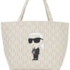 21540243_52477233_1000.jpg Karl Lagerfeld Ikonik monogram-print tote bag
