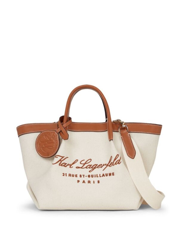 21541437_52481270_1000.jpg Karl Lagerfeld small Hotel Karl canvas tote bag