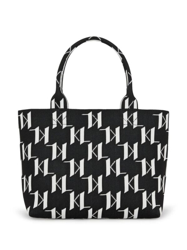 21541438_52482787_1000.jpg Karl Lagerfeld medium K/Monogram knitted tote bag