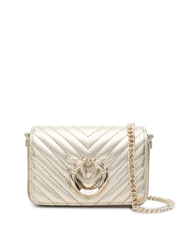 21608674_52202191_1000.jpg PINKO Love Click chevron crossbody bag