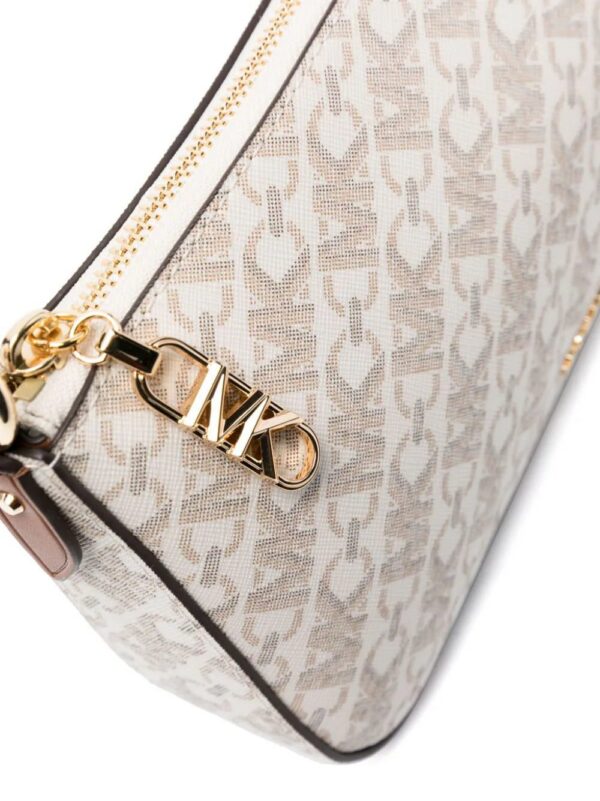 Michael Michael Kors  monogram-jacquard leather shoulder bag