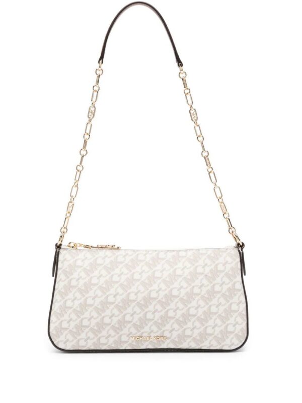 Michael Michael Kors  monogram-jacquard leather shoulder bag