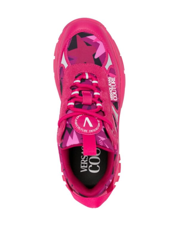 Versace Jeans Couture star-print low-top sneakers