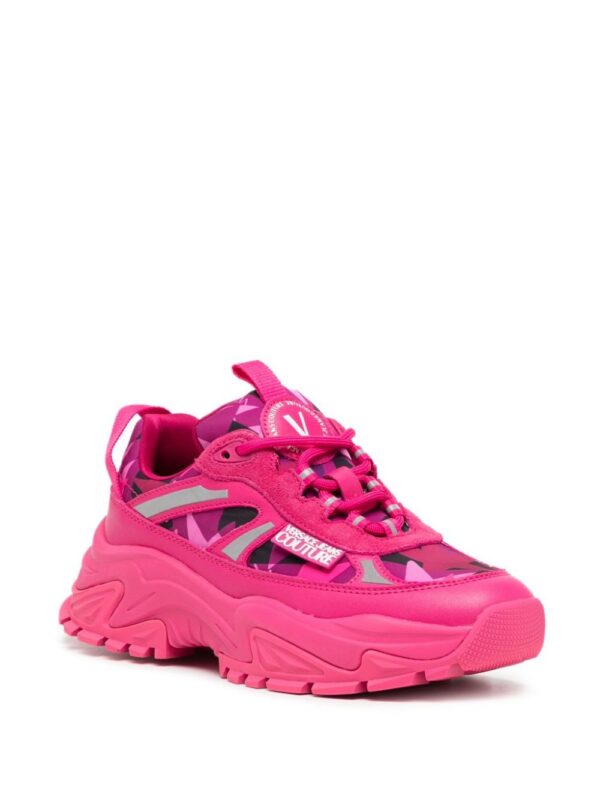 Versace Jeans Couture star-print low-top sneakers