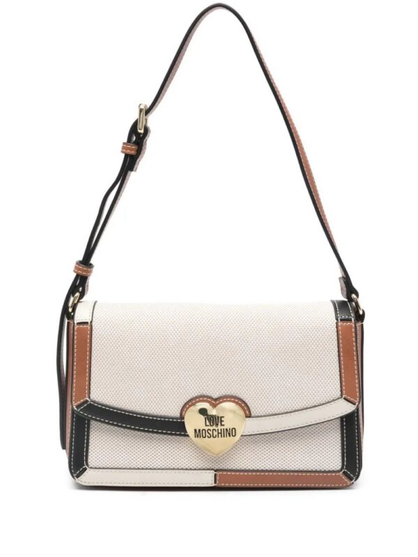 21773659_51656793_1000.jpg Love Moschino logo-plaque textured shoulder bag