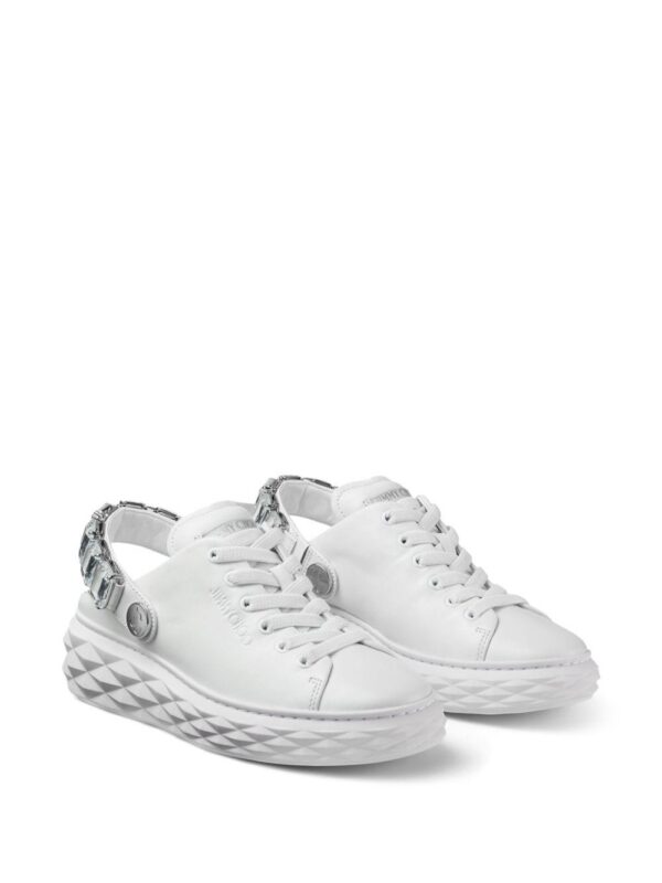 Jimmy Choo Diamond Maxi Sling slippers