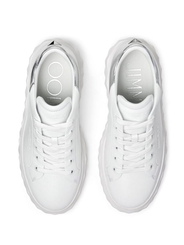 21831159_53059922_1000_2e48443c-53ae-4436-8a9b-48a58d578240.jpg Jimmy Choo Diamond Maxi/F II leather sneakers