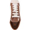 Moschino logo-jacquard panelled sneakers