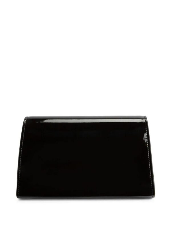 22028595_51759593_1000.jpg Giuseppe Zanotti Cleopatra patent-finish clutch bag