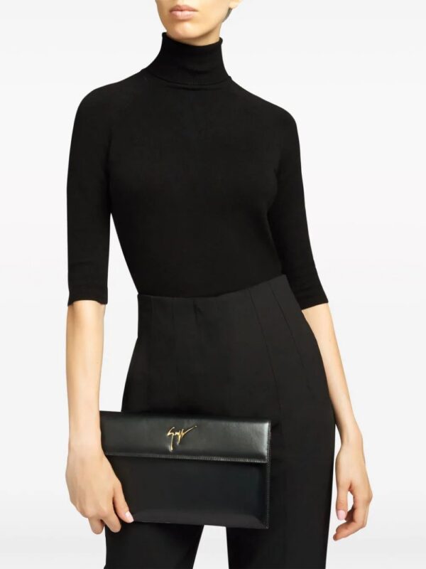 22029512_51759543_1000.jpg Giuseppe Zanotti Sabhin leather clutch bag