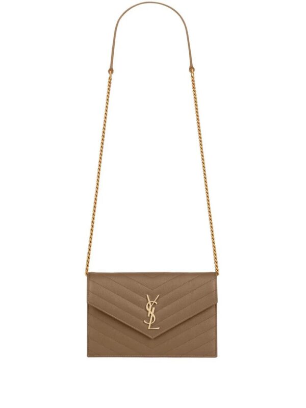 22041842_51730314_1000.jpg Saint Laurent small Cassandre leather clutch bag