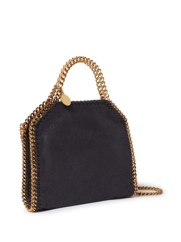 22049626_51931855_1000.jpg Stella McCartney mini Falabella logo-engraved tote bag