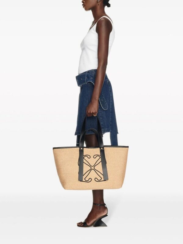 22103601_52257189_1000.jpg Off-White Arrows raffia tote bag