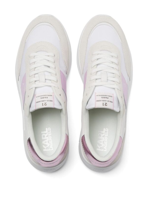 Karl Lagerfeld Maison Band leather sneakers