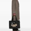 Coach  logo-embroidered canvas tote bag
