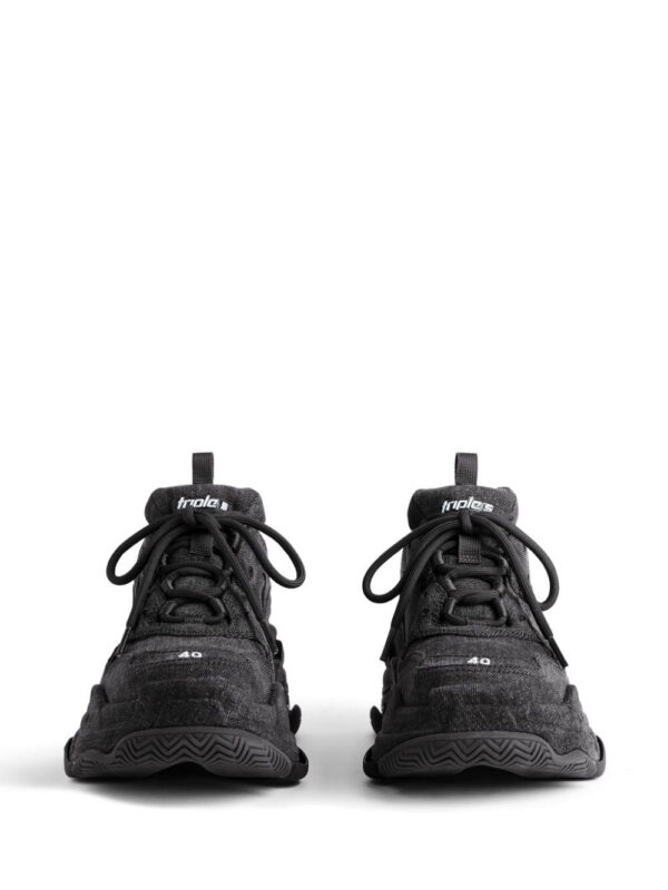 Balenciaga Triple S denim sneakers